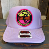 Hermosa Beach 21 • WIN BY TWO Trucker Hat - Lavender
