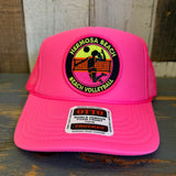 Hermosa Beach 21 • WIN BY TWO Trucker Hat - Neon Pink