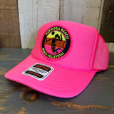 Hermosa Beach 21 • WIN BY TWO Trucker Hat - Neon Pink