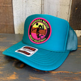 Hermosa Beach 21 • WIN BY TWO Trucker Hat - Jade