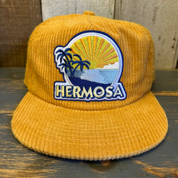 Hermosa Beach FIESTA Corduroy Field Trip Hat - SUN YELLOW