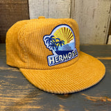Hermosa Beach FIESTA Corduroy Field Trip Hat - SUN YELLOW