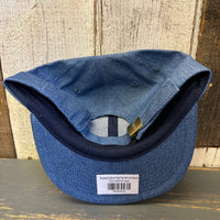 Hermosa Beach GOLF CARTS AND YOGA PANTS Field Trip Strapback Hat - Denim