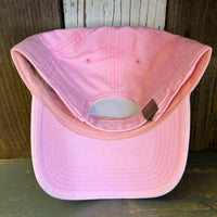 Hermosa Beach MUY HERMOSA :: COASTAL EDITION MINI 6 Panel Low Profile Style Dad Hat - Pink