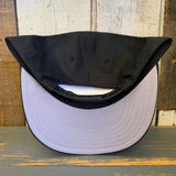 SOUTH BAY SURF CALIFORNIA (Multi Color Patch) 5 Panel Mid Profile Baseball Cap - Black