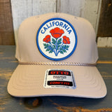 HOWDY 5 Panel Mid Profile Baseball Cap - Khaki