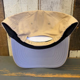Hermosa Beach THE PERFECT WAVE 5 Panel Mid Profile Baseball Cap - Khaki