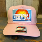 Hermosa Beach 72 & SUNNY 5 Panel Mid Profile Baseball Cap - Pink