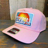 Hermosa Beach 72 & SUNNY 5 Panel Mid Profile Baseball Cap - Pink