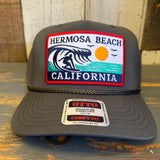 Hermosa Beach THE PERFECT WAVE 5 Panel Mid Profile Baseball Cap - Olive Green