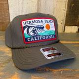 Hermosa Beach THE PERFECT WAVE 5 Panel Mid Profile Baseball Cap - Olive Green