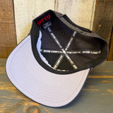 Hermosa Beach THE PERFECT WAVE 5 Panel Mid Profile Baseball Cap - Charcoal Grey
