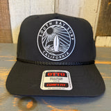 SOUTH BAY SURF CALIFORNIA 5 Panel Mid Profile Baseball Cap - Black