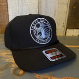 SOUTH BAY SURF CALIFORNIA 5 Panel Mid Profile Baseball Cap - Black