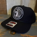 SOUTH BAY SURF CALIFORNIA 5 Panel Mid Profile Baseball Cap - Black
