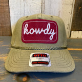 HOWDY Corduroy Baseball Cap - Olive Green