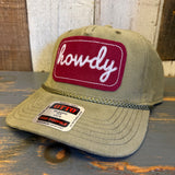 HOWDY Corduroy Baseball Cap - Olive Green