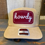 HOWDY Corduroy Baseball Cap - Khaki