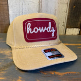 HOWDY Corduroy Baseball Cap - Khaki