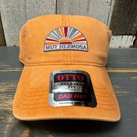 Hermosa Beach MUY HERMOSA :: COASTAL EDITION MINI Low Profile Dad Hat - Pumpkin Orange