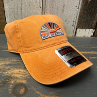 Hermosa Beach MUY HERMOSA :: COASTAL EDITION MINI Low Profile Dad Hat - Pumpkin Orange