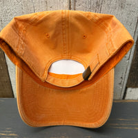 Hermosa Beach MUY HERMOSA :: COASTAL EDITION MINI Low Profile Dad Hat - Pumpkin Orange