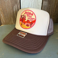 JOSHUA TREE NATIONAL PARK High Crown Trucker Hat - Brown/Khaki