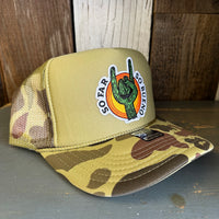 SO FAR :: SO BUENO Trucker Hat CAMOUFLAGE Green/Light Loden/Green
