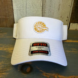 Hermosa Beach CLASSIC LOGO Sun Visor - White