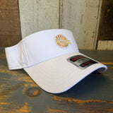 Hermosa Beach CLASSIC LOGO Sun Visor - White