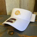 Hermosa Beach CLASSIC LOGO Sun Visor - White