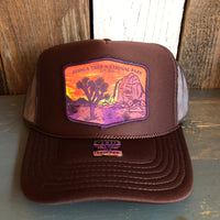 JOSHUA TREE NATIONAL PARK High Crown Trucker Hat - Brown (2 variants)
