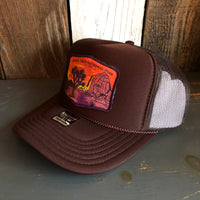 JOSHUA TREE NATIONAL PARK High Crown Trucker Hat - Brown (2 variants)