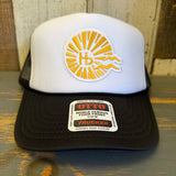 Hermosa Beach CLASSIC LOGO Trucker Hat - Black/White