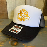 Hermosa Beach CLASSIC LOGO Trucker Hat - Black/White