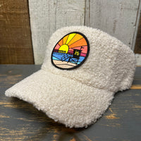 Hermosa Beach OBLIGATORY SUNSET Sherpa Cap - Beige