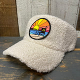 Hermosa Beach OBLIGATORY SUNSET Sherpa Cap - Beige