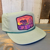 JOSHUA TREE NATIONAL PARK Nylon/Cotton Blend Hat - Light Olive Green