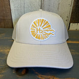 Hermosa Beach CLASSIC LOGO 6-Panel Icon Trucker Hat - Bone