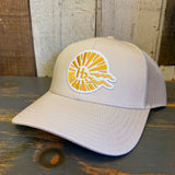 Hermosa Beach CLASSIC LOGO 6-Panel Icon Trucker Hat - Bone