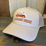 Hermosa Beach WOODIE 6-Panel Icon Trucker Hat - Bone