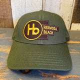 Hermosa Beach THE NEW STYLE 6-Panel Icon Trucker Hat - Army
