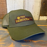 Hermosa Beach HERMOSA AVE 6-Panel Icon Trucker Hat - Army