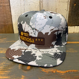Hermosa Beach HERMOSA AVE Athletic Performance Snapback Hat - Glacier Blue Island Camo
