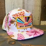 Hermosa Beach MUY HERMOSA :: CLASSIC EDTION Snapback Hat - Pink Floral