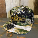 Hermosa Beach ARE YOU ESTABLISHED? Snapback Hat - Swamp Floral