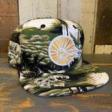Hermosa Beach CLASSIC LOGO Snapback Hat - Swamp Floral