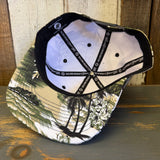 Hermosa Beach AS REAL AS THE STREETS Snapback Hat - Swamp Floral