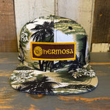Hermosa Beach AS REAL AS THE STREETS Snapback Hat - Swamp Floral