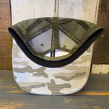 Hermosa Beach LIFEGUARD TOWER Snapback Trucker Hat -Swamp Camo Ripstop